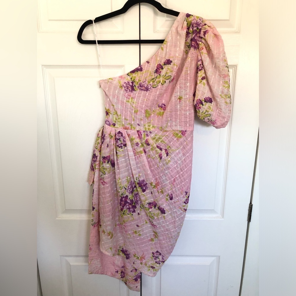 Elliatt Pink Floral Esteem Mini Dress Size M - Picture 10 of 13